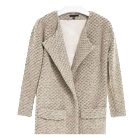 Joe's Jeans Teddy Bear Erica Wool Blend Swing Coat Size Small - Picture 2 of 14